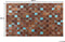 ALIAGA - Patchwork vloerkleed - Bruin - 140 x 200 cm - Koeienhuid leer