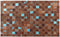 ALIAGA - Patchwork vloerkleed - Bruin - 160 x 230 cm - Koeienhuid leer