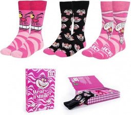 Alice in Wonderland Cheshire Cat Sokken meerkleurig one size