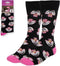 Alice in Wonderland Chesire Cat Face Black Sokken Maat 36/43