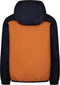 Moodstreet Jongens Jas - Zomerjack - Colorblocking - Navy/Oranje/Blauw - Maat 110