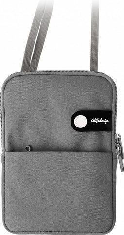 Alife Zip purse Neck, Gray