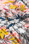 Garcia Meisjes Jurk - Lange mouwen - Tropische print - Neon orange