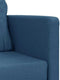 vidaXL - Slaapbank - vloermodel - 2-in-1 - 112x174x55 - cm - stof - blauw