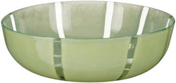 Mica Decorations Schaal Montello - 30x30x8 cm - Gerecycled Glas - Lichtgroen