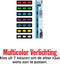 All Ride Auto Interieur Verlichting 12V/24V - LED Strip Auto en Vrachtwagen - Sfeerverlichting in 7 Kleuren - Auto Accessories - 50cm