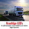 All Ride Auto Interieur Verlichting 12V/24V - LED Strip Auto en Vrachtwagen - Sfeerverlichting in 7 Kleuren - Auto Accessories - 50cm
