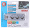 All Ride Autolader USB - 2 USB Poorten - Sigarettenaansteker Verdeler - 12/24 V - Zwart/Wit