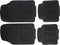 All Ride Automatten Universeel - Set van 4 - 2x 65 x 41 cm en 2x 40 x 41 cm - Zwart