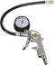 All Ride Blaaspistool met Drukmeter - Max. Luchtdruk 15Bar - Europese Snelkoppeling - met Luchtslang - Zwart/Zilver