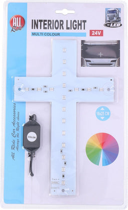 All Ride Interieurverlichting - Kruis - Multicolour - 24V - 18 LED's