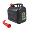 All Ride Jerrycan 10 Liter - Benzine en Water - UN-Gecertificeerd voor Gevaarlijke Vloeistoffen - Incl. Trechter/Benzineslang - Zwart/Geel