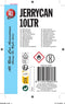 All Ride Jerrycan 10 Liter - Benzine en Water - UN-Gecertificeerd voor Gevaarlijke Vloeistoffen - Incl. Trechter/Benzineslang - Zwart/Geel