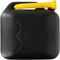 All Ride Jerrycan 10 Liter - Benzine en Water - UN-Gecertificeerd voor Gevaarlijke Vloeistoffen - Incl. Trechter/Benzineslang - Zwart/Geel