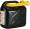 All Ride Jerrycan 10 Liter - Benzine en Water - UN-Gecertificeerd voor Gevaarlijke Vloeistoffen - Incl. Trechter/Benzineslang - Zwart/Geel