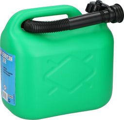 All Ride Jerrycan 5 Liter - Benzine en Water - UN-Gecertificeerd voor Gevaarlijke Vloeistoffen - Incl. Trechter/Benzineslang - Groen