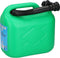 All Ride Jerrycan 5 Liter - Benzine en Water - UN-Gecertificeerd voor Gevaarlijke Vloeistoffen - Incl. Trechter/Benzineslang - Groen
