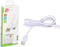 All Ride Laad- en Data-Kabel - USB - Type-C - 1,2 Meter - Wit