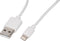 All Ride Oplaad- en Sync-Kabel Lightning - Apple - 2.1 A - 120 Cm - Wit