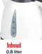 All Ride Reis Waterkoker 24 Volt - Waterkoker 0,8L - Aansluiting Sigarettenaansteker Auto - Wit