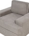 ALLA - Fauteuil set van 2 - Taupe - Polyester