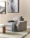 ALLA - Fauteuil - Taupe - Polyester