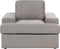 ALLA - Fauteuil - Taupe - Polyester
