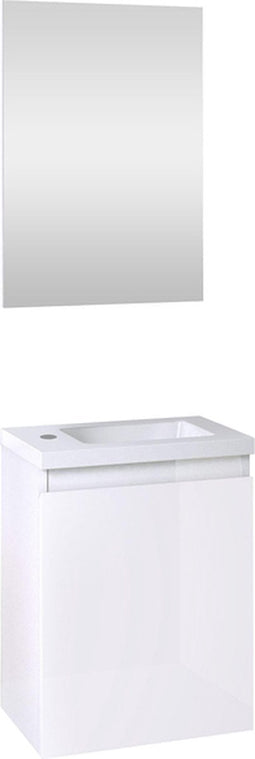 Allibert Porto Pack Fonteinmeubel 40cm Glanzend Gelakt Wit