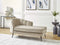 ALLIER - Chaise longue - Beige - Linkerzijde - Fluweel