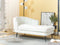 ALLIER - Chaise longue - Off-white - Linkerzijde - Bouclé