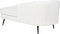 ALLIER - Chaise longue - Off-white - Linkerzijde - Bouclé