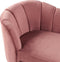 ALLIER - Chaise longue - Roze - Linkerzijde - Fluweel
