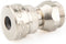 Alligator Pompnippel Hv Compressor Aluminium Zilver