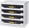 Allit 455805 Behuizing voor ladesysteem EuroPlus Depot M (b x h x d) 380 x 465 x 505 mm Grijs 1 stuk(s)