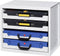 Allit 455805 Behuizing voor ladesysteem EuroPlus Depot M (b x h x d) 380 x 465 x 505 mm Grijs 1 stuk(s)