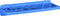 Allit 457090 Wandrek voor stapelbox Zwart 1 stuk(s)