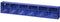 Allit 464440 Assortimentsbakken VarioPlus ProFlip 6 (b x h x d) 600 x 115 x 95 mm Blauw, Transparant 1 stuk(s)