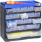 Allit 464610 Opbergkast voor kleine onderdelen (b x h x d) 300 x 285 x 135 mm Zwart, Blauw 1 stuk(s)