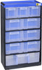 Allit 464640 Opbergkast voor kleine onderdelen VarioPlus Pro 53/21 (b x h x d) 300 x 525 x 135 mm Zwart, Blauw 1 stuk(s