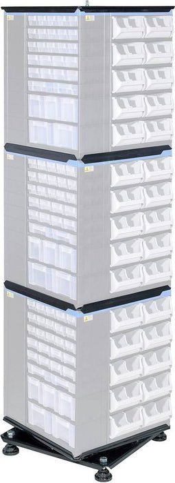 Allit 464665 Draaistandaard VarioPlus Pro R 171 (b x h x d) 445 x 1710 x 445 mm Zwart 1 stuk(s)
