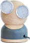 Allocacoc GoggleLamp Mr Watt tafellamp 5 W Grijs, Hout