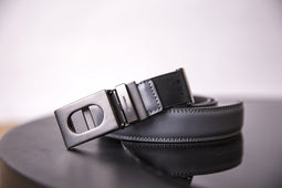 Allocacoc StretchBelt - Heren Riem - Leer - Flesopener - Grijs - Elastisch