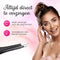 Allures Epileer Pincet - Punt Pincet - Slanted - Epileren - Beauty - Zwart - RVS