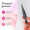 Allures Epileer Pincet - Punt Pincet - Slanted - Epileren - Beauty - Zwart - RVS