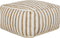 ALMATTI - Poef - Beige/Wit - Jute