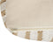 ALMATTI - Poef - Beige/Wit - Jute