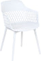 ALMIRA - Eetkamerstoel set van 2 - Wit - Polypropyleen