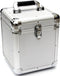 Aluminium DJ platen case - Opbergkoffer voor 70 - 100 vinyl 7 inch singles - Afsluitbaar zilver