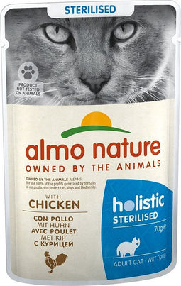 Almo Nature - Sterilised - Natvoer - 70 gram - Kip