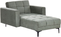 ALNES - Chaise longue - Groen - Stof